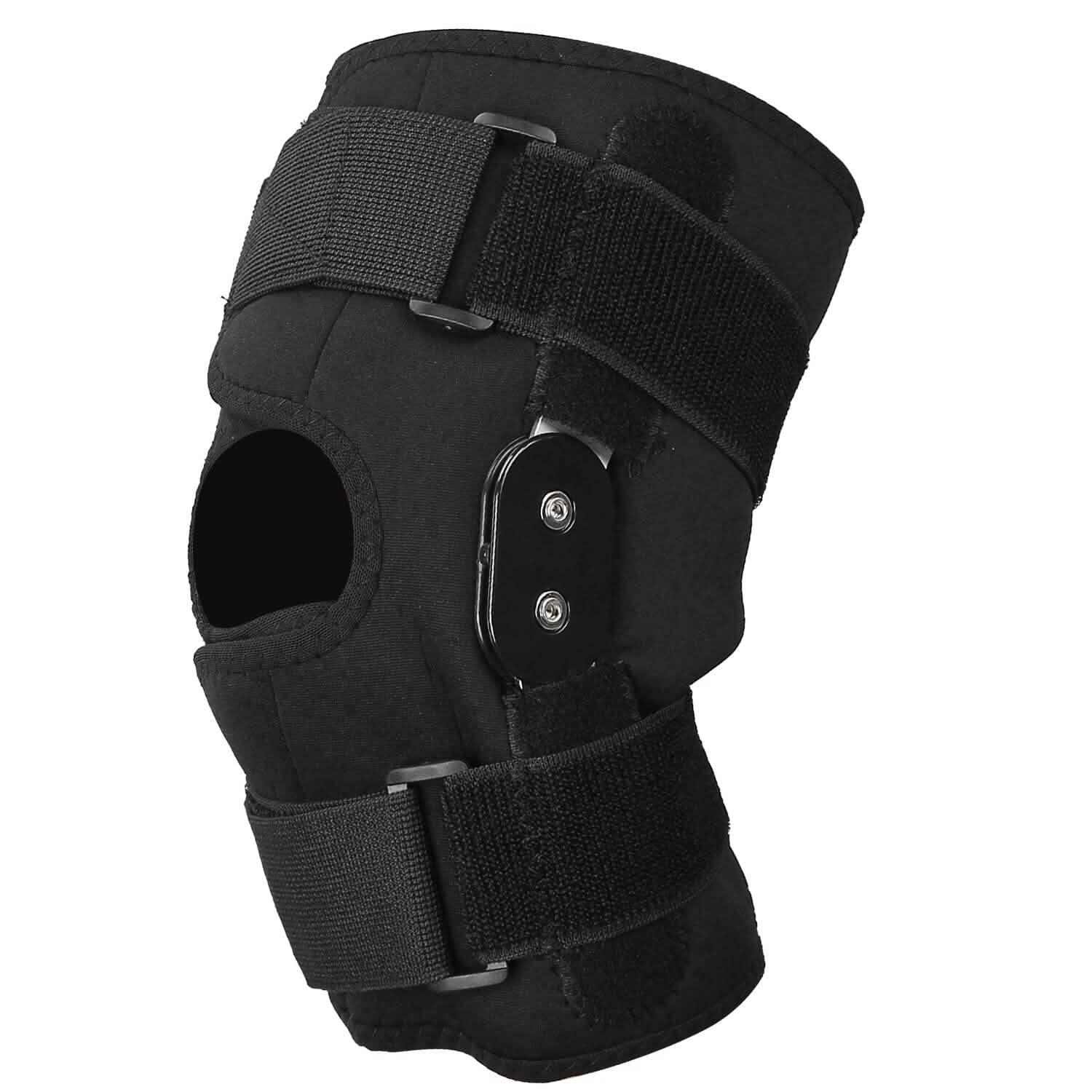 Adjustable Open Patella Compression Knee Brace Health & Wellness - Tophatter Daily Deals