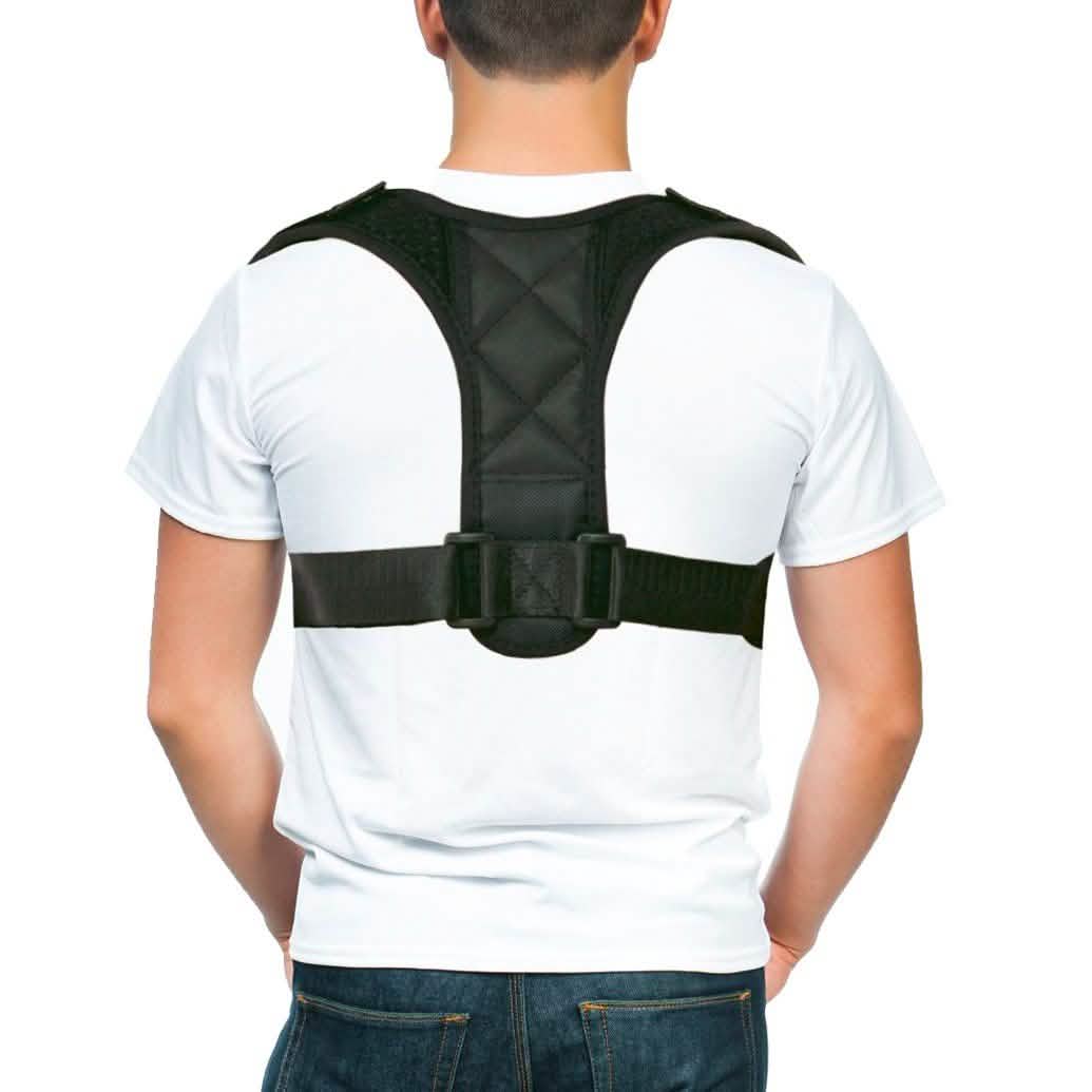Adjustable Posture Clavicle Support Corrector Back Shoulders Brace Health & Wellness - Tophatter Daily Deals