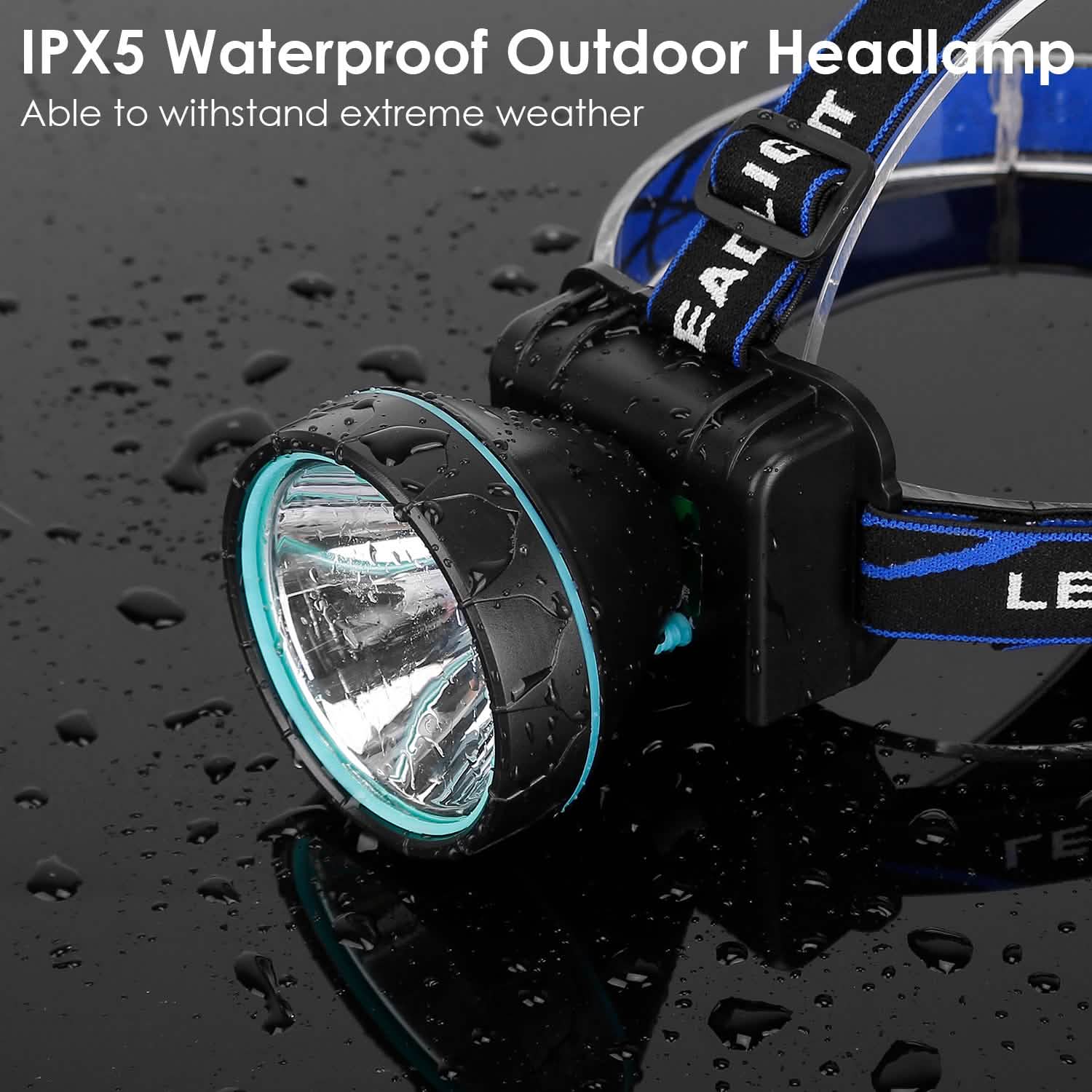 Adjustable Rechargeable LED Spotlight Headlight Outdoor Recreation - Tophatter Daily Deals