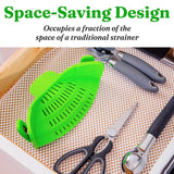 Adjustable Silicone Pot Strainer and Pasta Strainer Kitchen Tools & Gadgets - Tophatter Daily Deals
