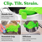 Adjustable Silicone Pot Strainer and Pasta Strainer Kitchen Tools & Gadgets - Tophatter Daily Deals