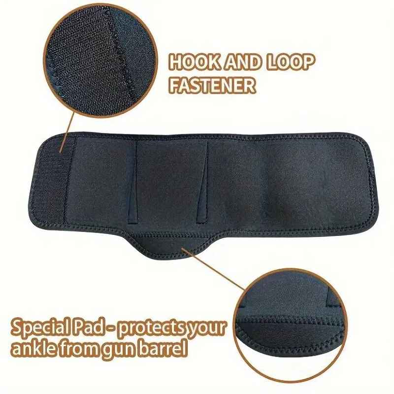Adjustable and Breathable Padded Ankle Holster Conceal Carry - Tophatter Daily Deals
