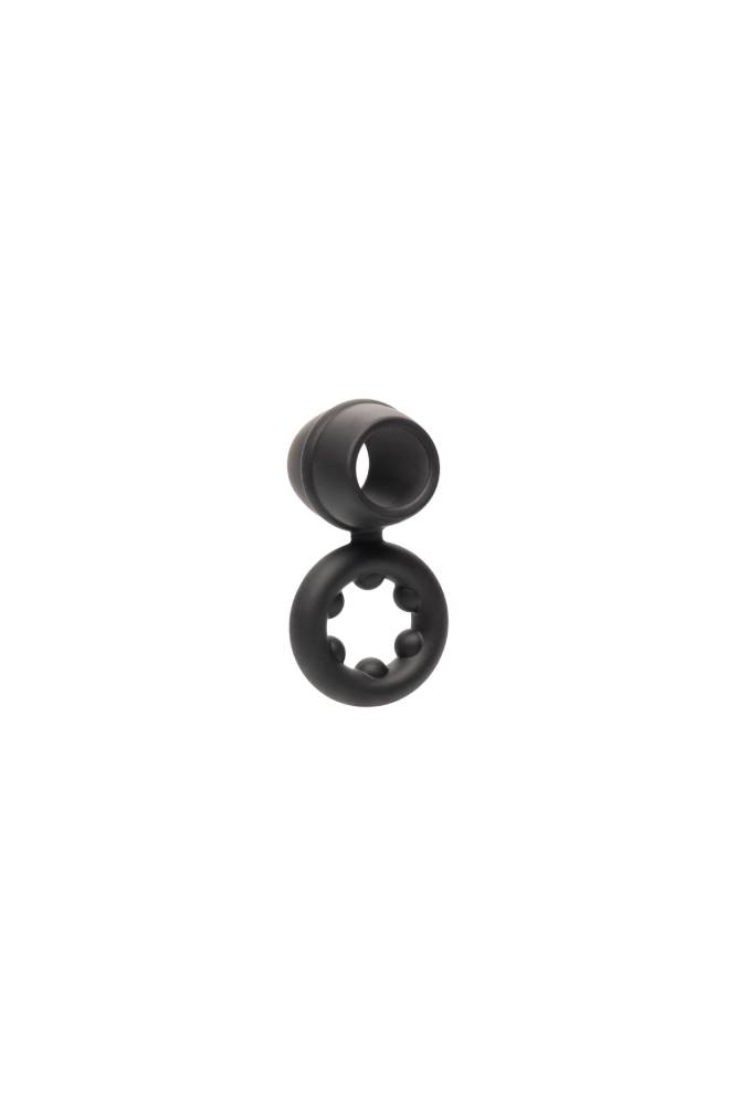 Cal Exotics - Alpha - Liquid Silicone Dual Magnum Ring - Black Sex Toy - Tophatter Daily Deals
