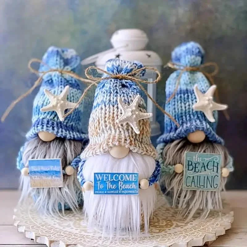 Adorable Ocean Gnome Plush Doll Furniture & Decor - Tophatter Daily Deals
