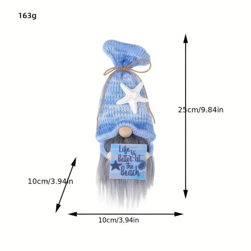 Adorable Ocean Gnome Plush Doll Furniture & Decor - Tophatter Daily Deals