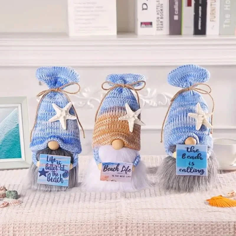 Adorable Ocean Gnome Plush Doll Furniture & Decor - Tophatter Daily Deals