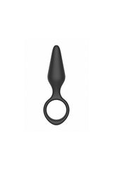 Shots Toys - Jil - Adrian Flexible Butt Plug and Cockring - Black Sex Toy - Tophatter Daily Deals