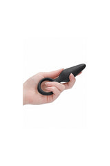 Shots Toys - Jil - Adrian Flexible Butt Plug and Cockring - Black Sex Toy - Tophatter Daily Deals
