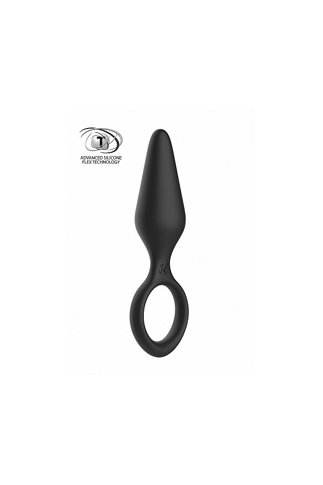 Shots Toys - Jil - Adrian Flexible Butt Plug and Cockring - Black Sex Toy - Tophatter Daily Deals
