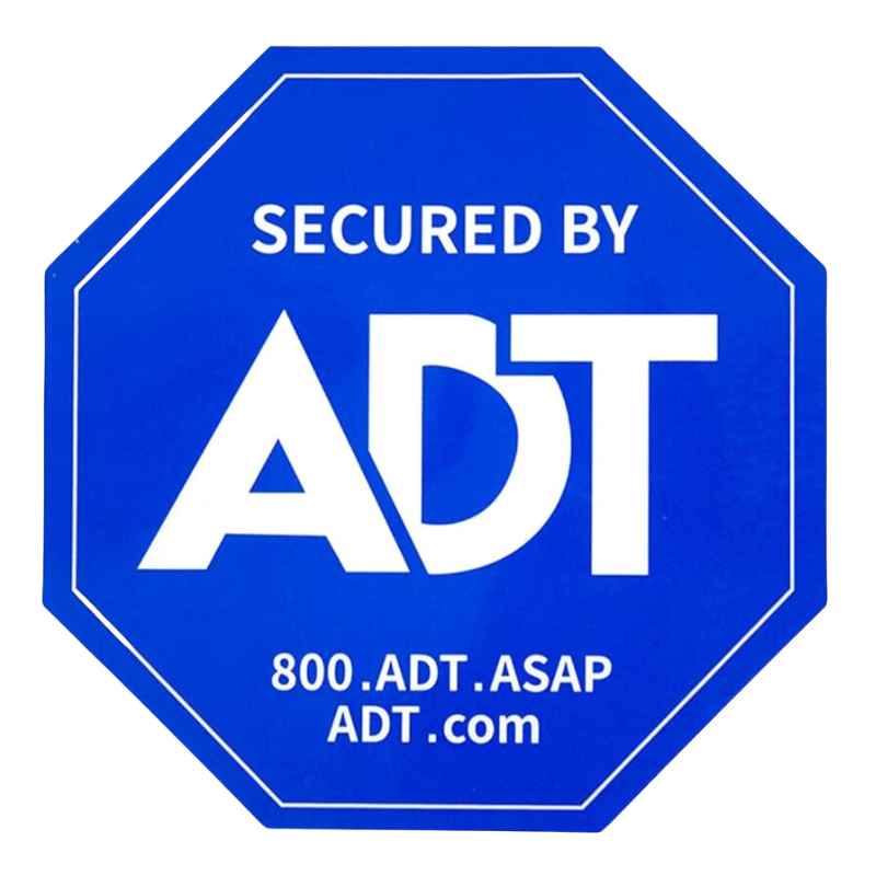 ADT Security Alarm Warning Stickers Home Security Home Protection - Tophatter Daily Deals