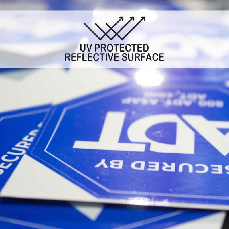 ADT Security Alarm Warning Stickers Home Security Home Protection - Tophatter Daily Deals