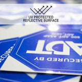 ADT Security Alarm Warning Stickers Home Security Home Protection - Tophatter Daily Deals