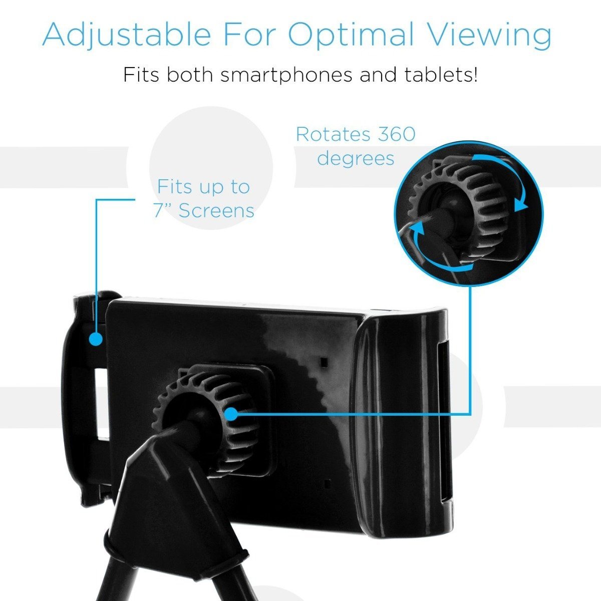 Aduro Lounger Universal Adjustable Gooseneck Cell Phone Mount Holder Phone Holder - Tophatter Daily Deals