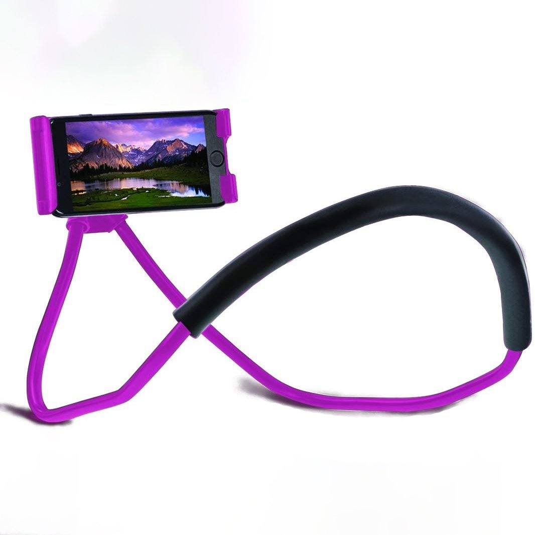 Aduro Lounger Universal Adjustable Gooseneck Cell Phone Mount Holder Pink Phone Holder - Tophatter Daily Deals