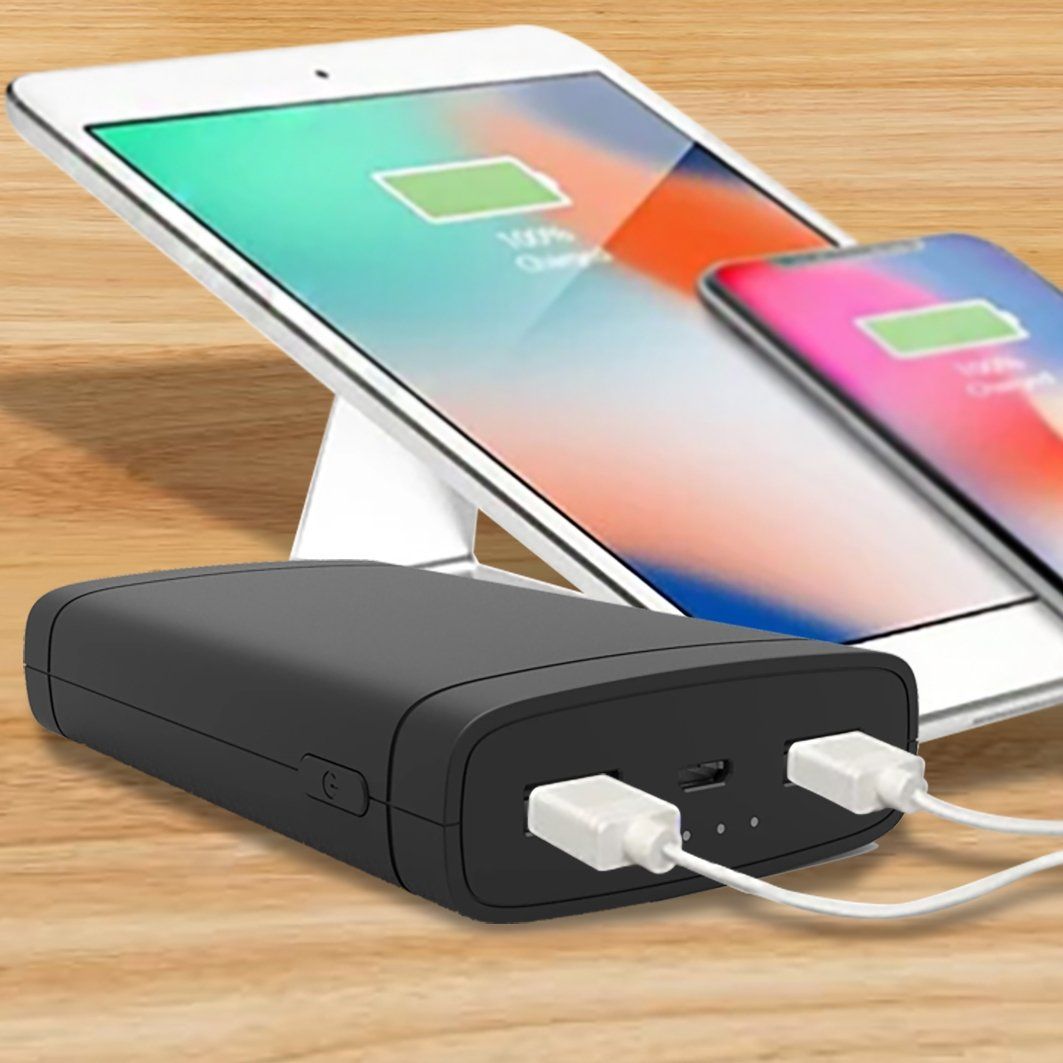 Aduro PowerBoost 10,000MAH Dual USB Portable Backup Battery Power Bank - Tophatter Daily Deals