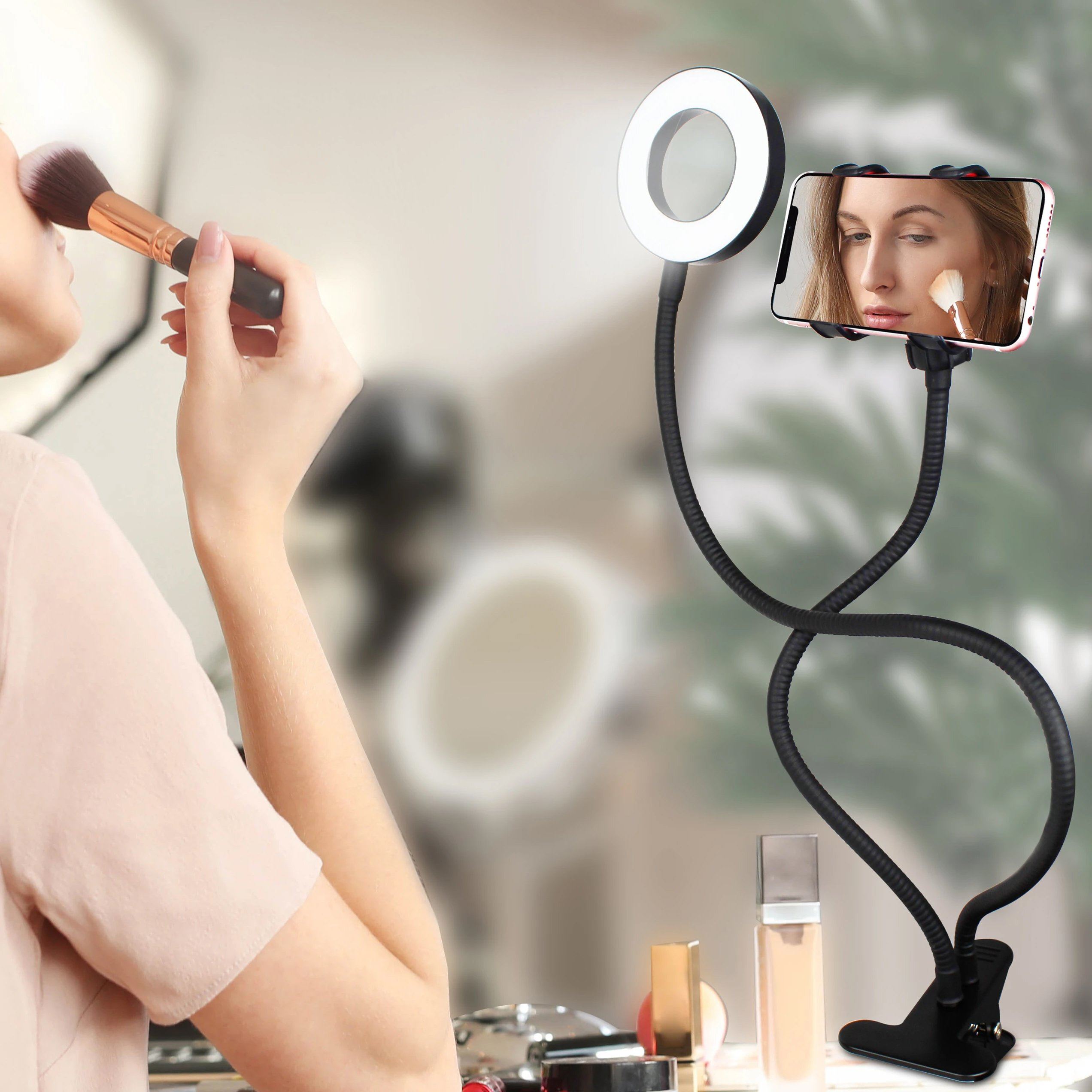 Aduro U-Stream Junior Social Media Influencer Streaming Studio Phone Holder - Tophatter Daily Deals