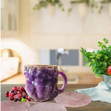 400ml Resin Mineral Crystal Coffee Mugs With Handles Elegant Fake Mineral Crystal Cup For Workplace Home Decor Christmas Gift Kitchen Gadgets 0 - Tophatter Daily Deals