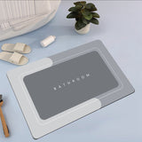 Bathroom Absorbent And Quick-drying Floor Mat Baikal light grey 1PCS 0 - Tophatter Daily Deals