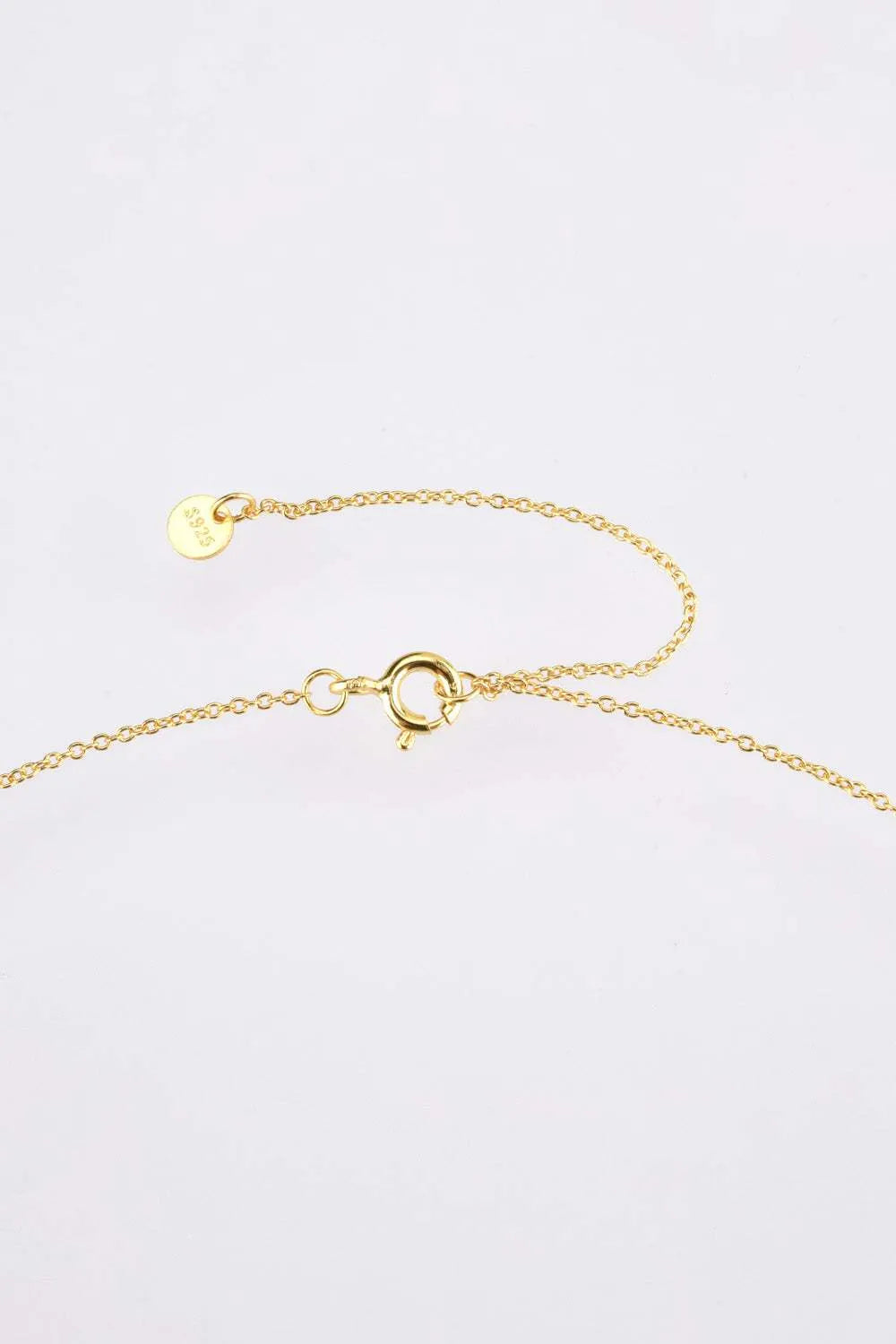 Zircon Decor Pendant 925 Sterling Silver Necklace Necklaces - Tophatter Daily Deals