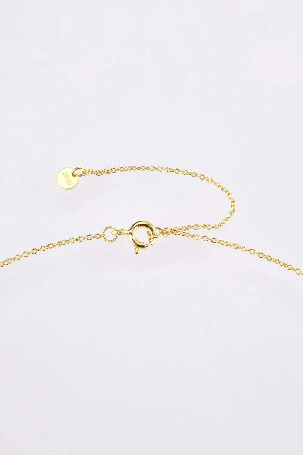 Zircon Decor Pendant 925 Sterling Silver Necklace Necklaces - Tophatter Daily Deals