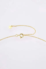 Zircon Decor Pendant 925 Sterling Silver Necklace Necklaces - Tophatter Daily Deals