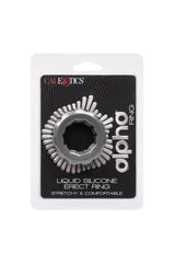 Cal Exotics - Alpha - Liquid Silicone Erect Ring - Grey Sex Toy - Tophatter Daily Deals