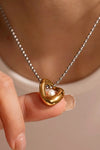 18K Gold-Plated Synthetic Pearl Peandant Necklace Necklaces - Tophatter Daily Deals