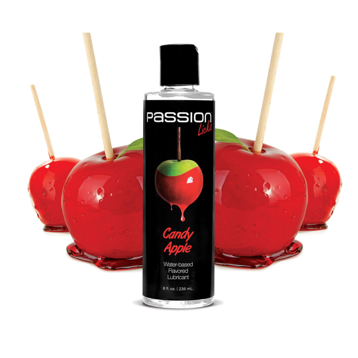 Passion Licks Candy Apple Water Based Flavored Lubricant - 8 Fl Oz / 236 ml - Tophatter Daily Deals