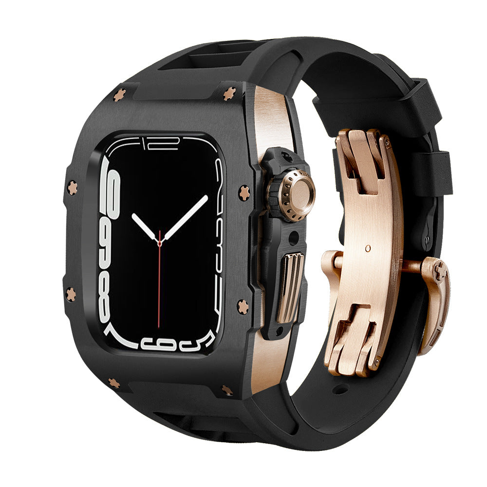 Alloy Modified Watch Protective Case Black 0 - Tophatter Daily Deals