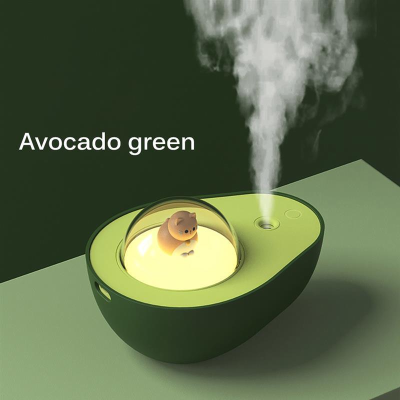 Avocado Mini Spray Humidifier USB Charging Night Light Portable Mist Sprayer For Home Car 0 - Tophatter Daily Deals