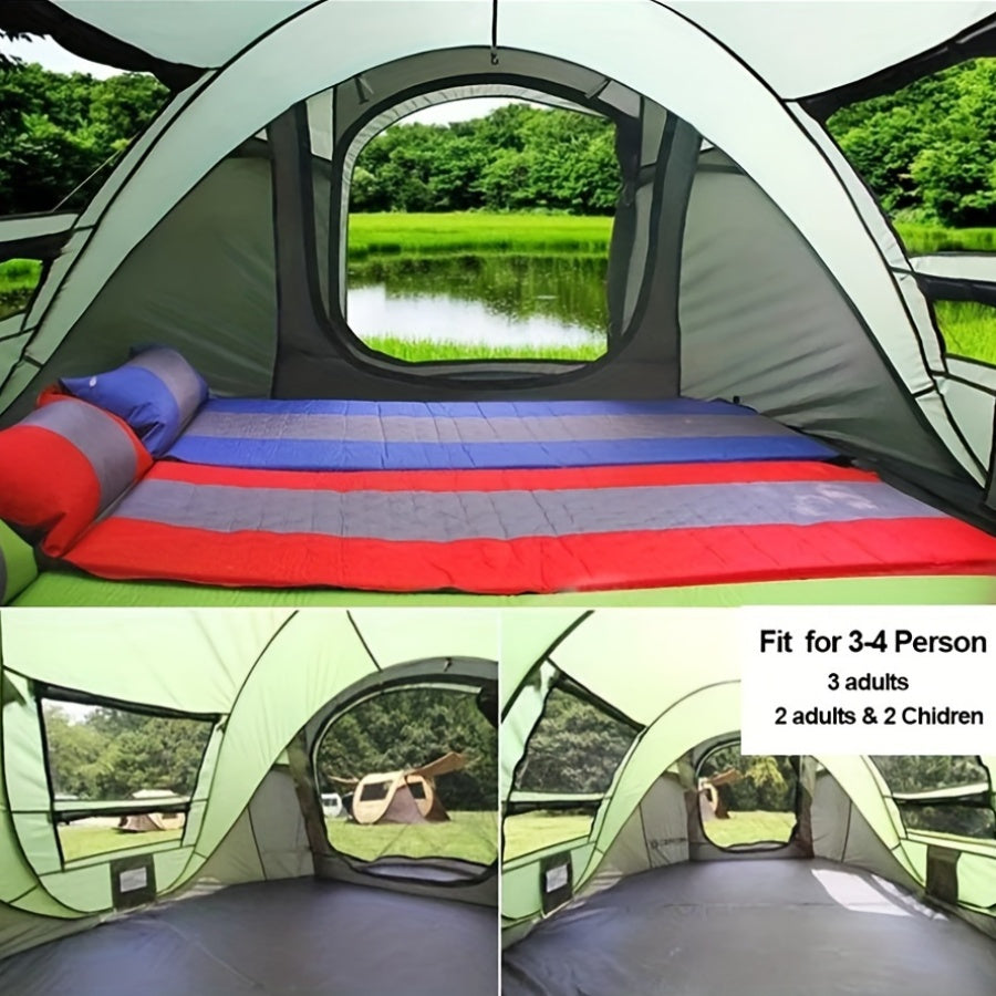 Pop-Up Boat Tent 4-Person Quick Setup Camping Shelter Camping & Hiking > Tents & Camp Furniture - Tophatter Daily Deals