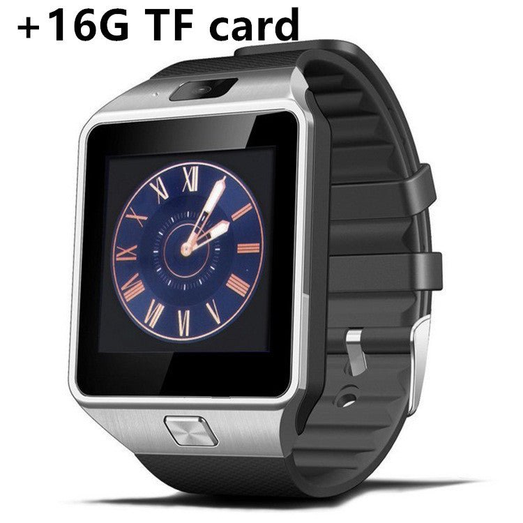 Bluetooth Smart Watch Chinese Language Version Touch Screen Phone Silver grey with 16G TF card 0 - Tophatter Daily Deals