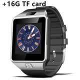 Bluetooth Smart Watch Chinese Language Version Touch Screen Phone Silver grey with 16G TF card 0 - Tophatter Daily Deals