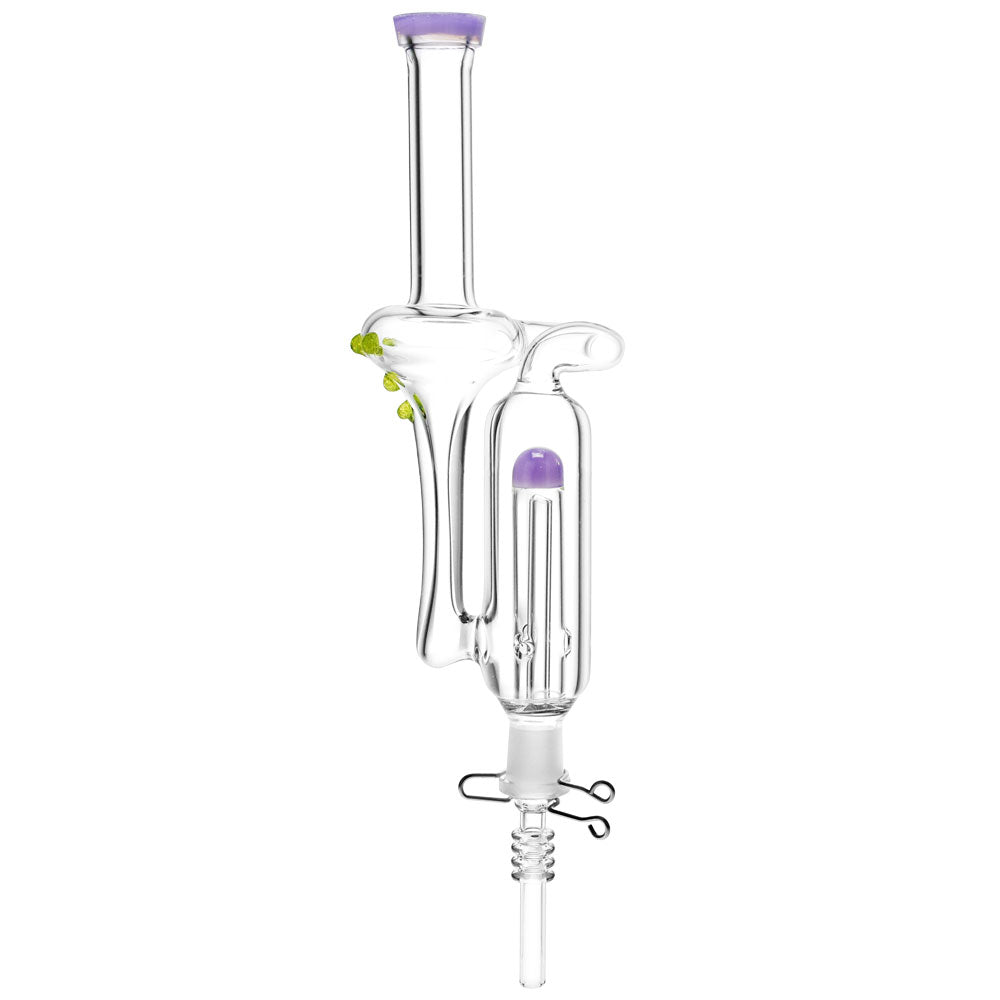 Aero Recycler Vapor Vessel Opaque Purple Glass Vapor Vessel - Tophatter Daily Deals