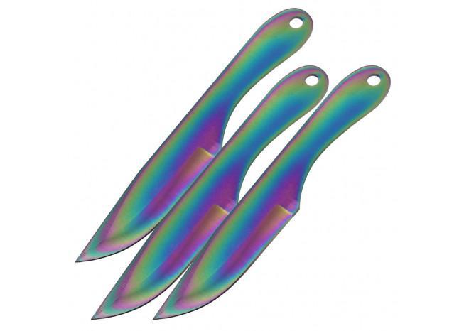 Aerodynamic Internal Reflection Balanced Throwing Knives knives - Tophatter Daily Deals