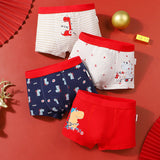 Boys Cartoon Cotton Boxer Shorts Suit Dinosaur superstar 0 - Tophatter Daily Deals