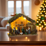 8-Piece Christmas Nativity Figurines | Traditional Holy Family Figures Set - 9cm Nativity Set - Tophatter Daily Deals