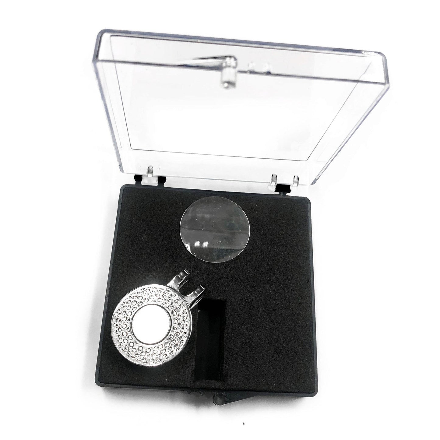 Acrylic Transparent Mark Coin Fork Cap Clip Set Gift Box 0 - Tophatter Daily Deals