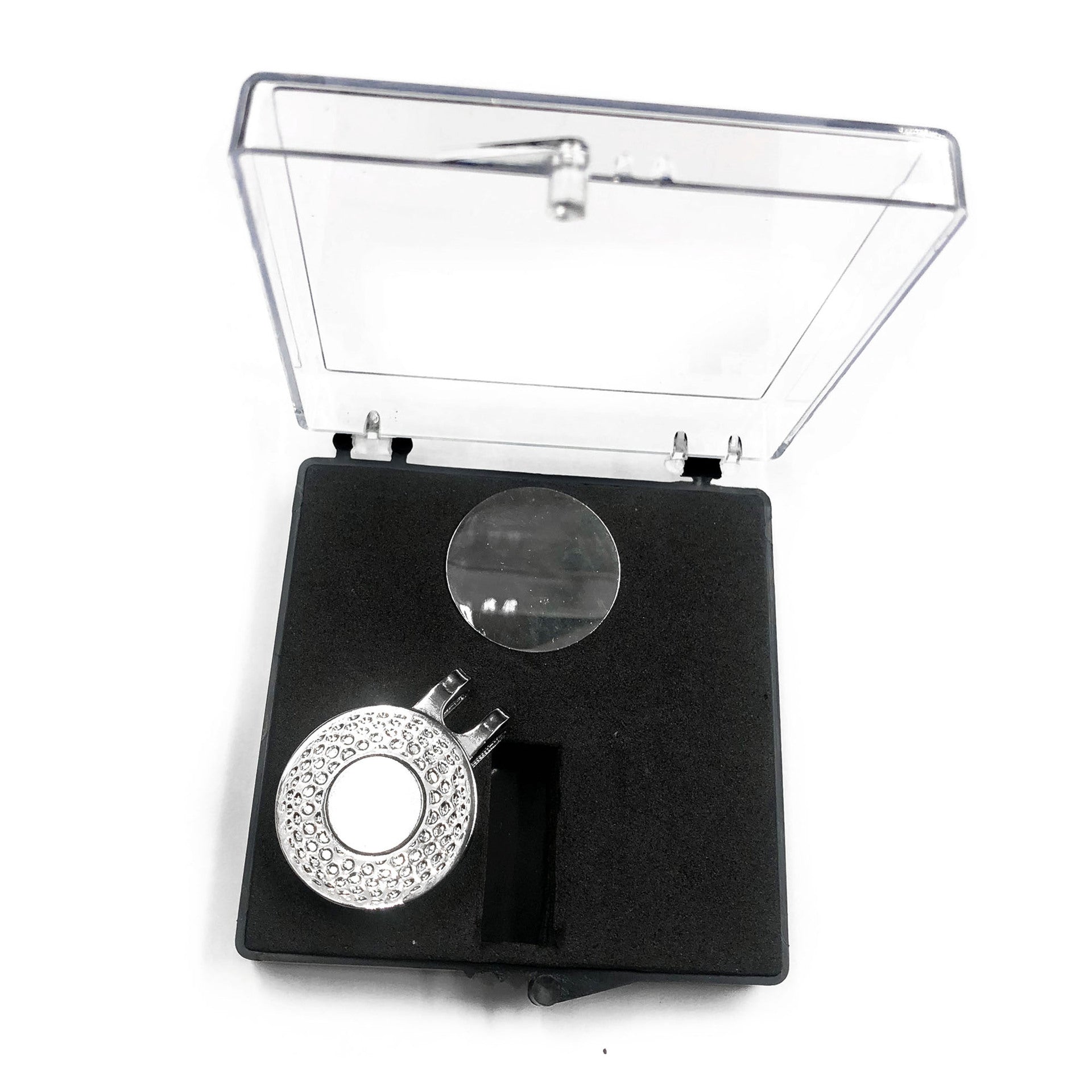 Acrylic Transparent Mark Coin Fork Cap Clip Set Gift Box 0 - Tophatter Daily Deals