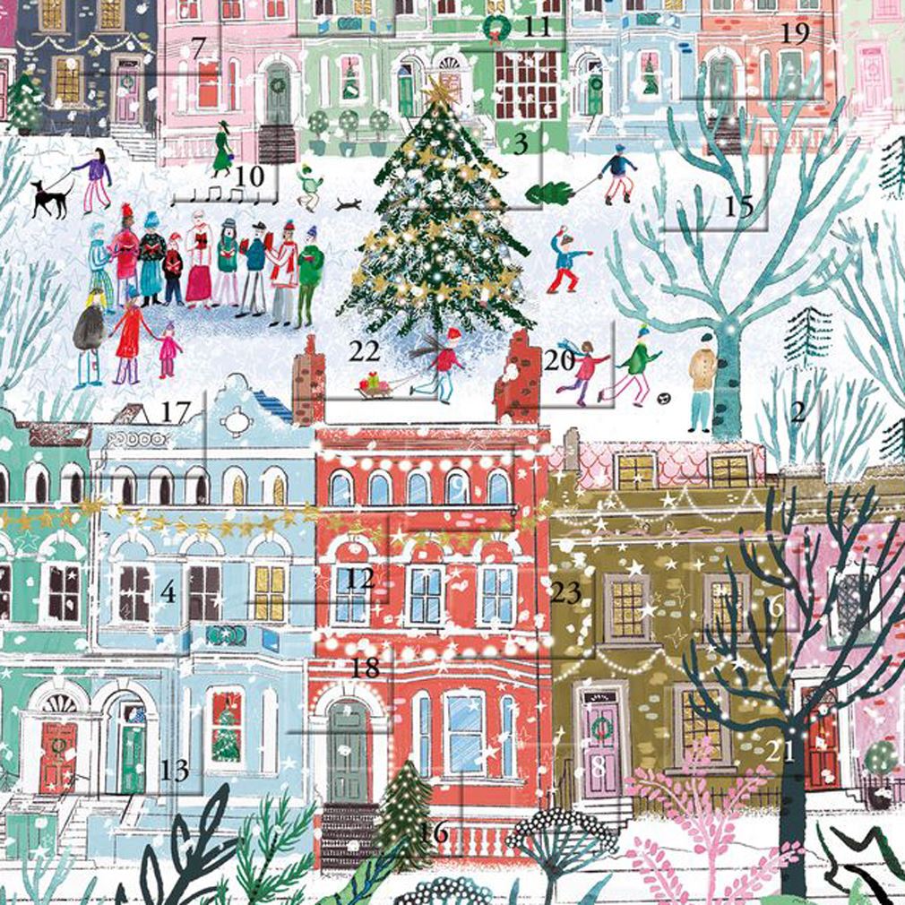 Winter in Notting Hill Christmas Advent Calendar | Traditional Advent Calendar Advent Calendar - Tophatter Daily Deals