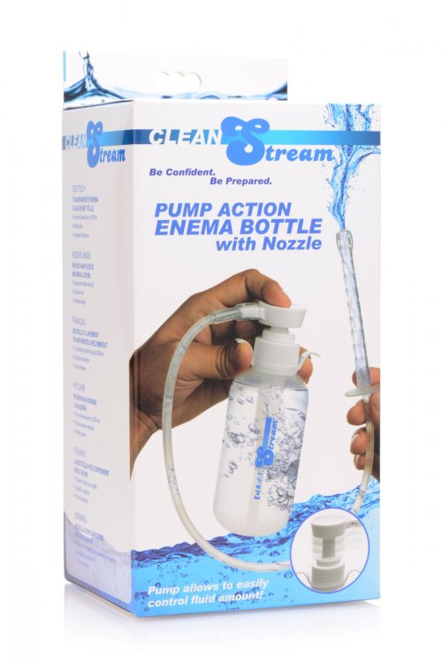 Cleanstream Pump Action Enema Bottle Douches - Tophatter Daily Deals