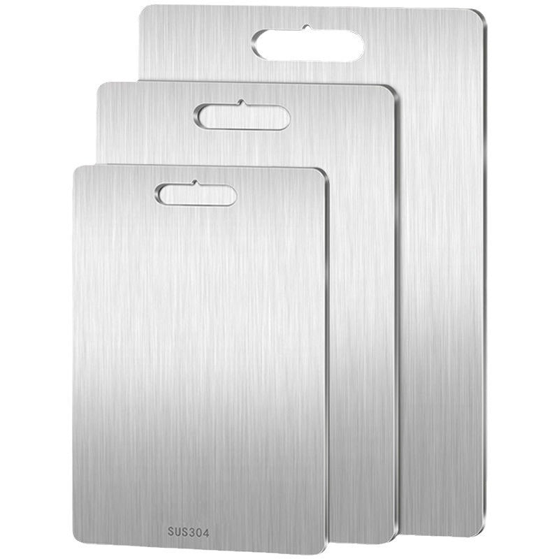 316 Stainless Steel Thickened Cutting Board Oversized Mildew-proof Household Kitchen Panel 0 - Tophatter Daily Deals