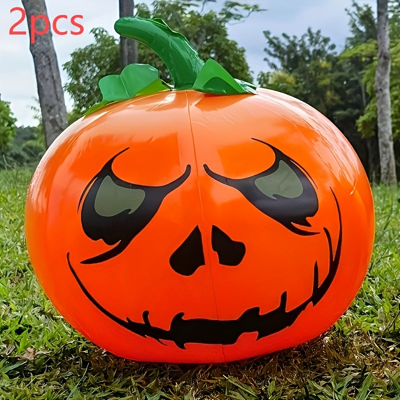 Halloween Inflatable Pumpkin Decorations (2pcs) Halloween - Tophatter Daily Deals