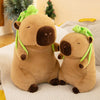 Cuteee Family Kawaii Capybara Plush With Turtle Bag Plushies Squishy Pillow Toy Humidifier - Tophatter Daily Deals