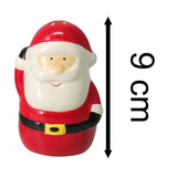 Christmas Santa & Snowman Salt and Pepper Shakers | Ceramic Salt & Pepper Set Salt and Pepper Shakers - Tophatter Daily Deals