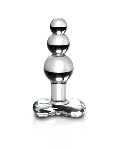 Icicles Clear Glass Anal Plug with Tapered Tip for Comfort > Glass > Toys - Tophatter Daily Deals