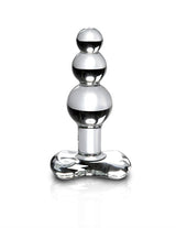 Icicles Clear Glass Anal Plug with Tapered Tip for Comfort > Glass > Toys - Tophatter Daily Deals
