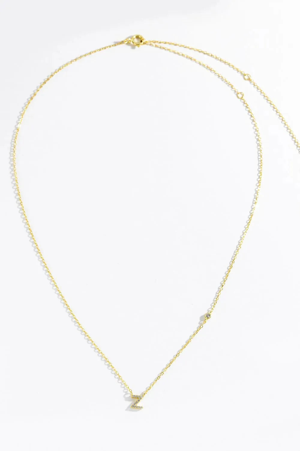 V To Z Zircon 925 Sterling Silver Necklace Necklaces - Tophatter Daily Deals