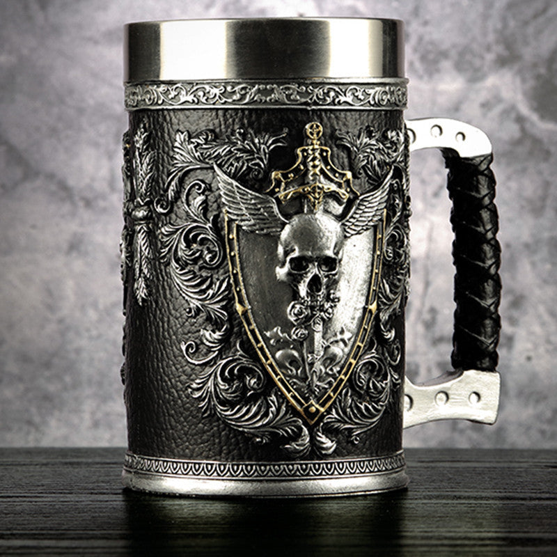 Beer Mugs Stein Tankard Double Headed Eagle Winged Sword 7style 0 - Tophatter Daily Deals