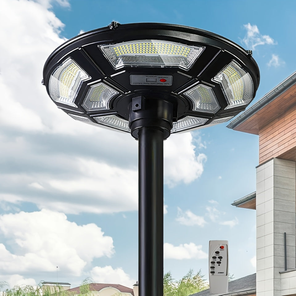 Solar UFO Street Lamp with Remote Sensor (750LED) Home & Garden > Lighting > Outdoor Lights - Tophatter Daily Deals
